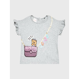 Guess Guess T-Shirt K3RI09 K9ND0 Grau Regular Fit