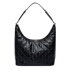 Calvin Klein Handtasche Calvin Klein Emblem Aop Debossed Medium Shbag LV04F3875G Schwarz