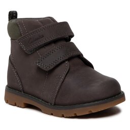 Clarks Gležnjarji Clarks Heath Strap T 261692677 Grey