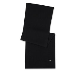 Calvin Klein Sál Calvin Klein Re-Lock Knit Scarf 30X180 K60K611128 Ck Black BAX
