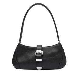 Tommy Jeans Handtasche Tommy Jeans Tjw Cool Leather Shoulder Bag AW0AW18788 Schwarz