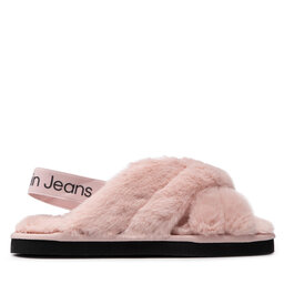 

Тапочки Calvin Klein Jeans Home Slipper Fake Fur YW0YW00616 PNK, Рожевий