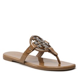 Tory Burch Джапанки Tory Burch Metal Miller Soft 146299 Almond Flour 200