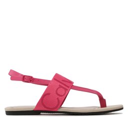

Босоніжки Calvin Klein Jeans Flat Sandal Toepost Webbing YW0YW00956 Raspberry Sorbet 0J0, Рожевий