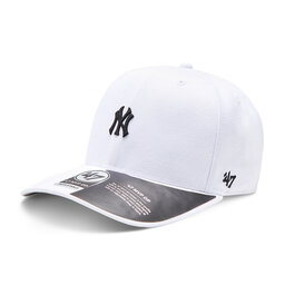 47 Brand Шапка с козирка 47 Brand MLB New York Yankees Base Runner '47 MVP DP B-BRMDP17WBP-WHA White