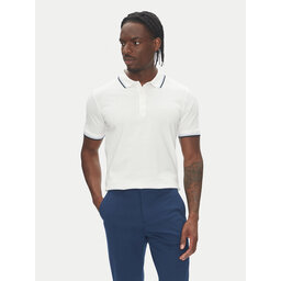 Lindbergh Lindbergh Polo marškinėliai 30-404010 Balta Relaxed Fit