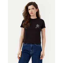 Calvin Klein Jeans Calvin Klein Jeans T-Shirt Script Institutional J20J224984 Μαύρο Slim Fit