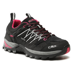 CMP Botas de montaña CMP Rigel Low Wmn Trekking Shoes Wp 3Q54456 Nero/Glacier 61UE