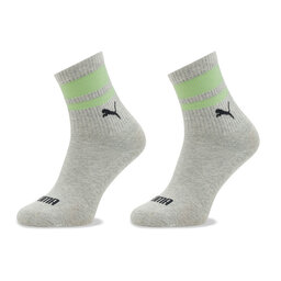 Puma Zestaw 2 par wysokich skarpet unisex Puma Unisex Heritage 938022 Szary