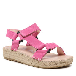 Manebi Espadrile Manebi Suede Hiking Sandals R 3.6 JH Bold Pink