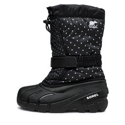 

Снігоходи Sorel Youth Flurry Print NY3503-010 Black, Чорний
