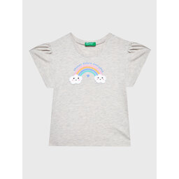 United Colors Of Benetton United Colors Of Benetton T-Shirt 3096G107Z Grau Regular Fit