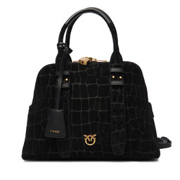 PINKO Handtasche PINKO Bowling Bag Medium AI 25-26 PLTT 105906 A2YW Schwarz