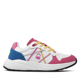 

Снікерcи United Colors Of Benetton Ascent Colour BTW217305 White/Fucsia 1081, Кольоровий