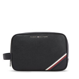 Tommy Hilfiger Kozmetični kovček Tommy Hilfiger Th Central Washbag AM0AM11588 Black BDS