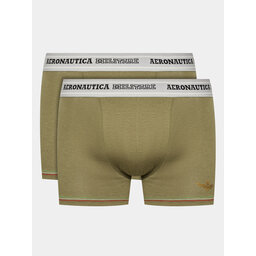 Aeronautica Militare Aeronautica Militare Набір з 2 пар боксерів AM1UBX003 Зелений
