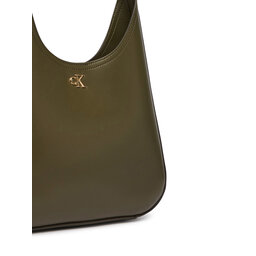Calvin Klein Handtasche Calvin Klein Ck Medium Shoulder Bag LV04F3522G Dunkelgrün