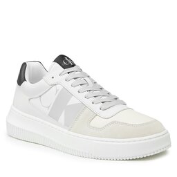 Calvin Klein Jeans Αθλητικά Calvin Klein Jeans Basket Cupsole Low Lth Mono YW0YW00876 White 03A