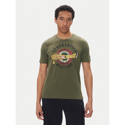 Aeronautica Militare Aeronautica Militare Marškinėliai 251TS2414J641 Chaki Regular Fit