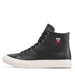 

Снікерcи Tommy Hilfiger Th Hi Vulc Street Leather FM0FM04739 Black BDS, Чорний