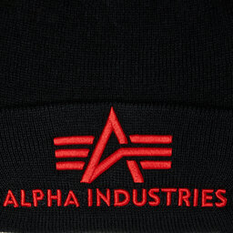

Шапкa Alpha Industries 3D Beanie 168910 Black/Red 94, Чорний