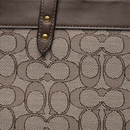 

Сумка Coach Sig Jcqrd Fld Tot 22 CD680 B4/Oak Maple, Коричневий