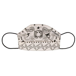 

Текстильна маска Pinko Zoologia Mask Popeline St.Bandana 20211 PRR 1N20D9 Y7RF Bianco/Nero ZZ1, Білий