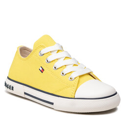 Tommy Hilfiger Кецове Tommy Hilfiger Low Cut Lace-Up Sneaker T3X4-32207-0890 M Yellow 200