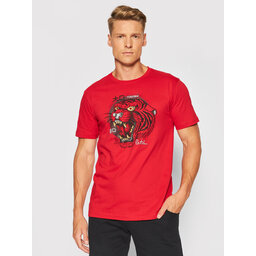 Togoshi Togoshi Marškinėliai Wildcat M Ts 2 Raudona Regular Fit