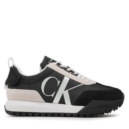 

Снікерcи Calvin Klein Jeans Toothy Runner Laceup Mix Pearl YW0YW01100 Black/Pearlized Creamy White BEH, Чорний