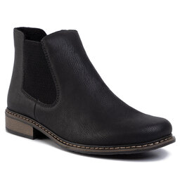 Rieker Polokozačky Rieker Z4994-00 Schwarz