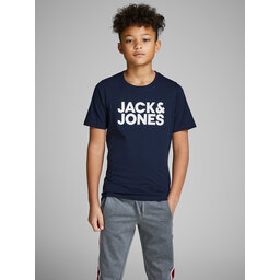 Jack&Jones Junior Jack&Jones Junior Póló Corp Logo 12152730 Sötétkék Regular Fit