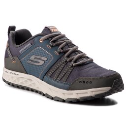 Skechers Туристически Skechers Escape Plan 51591/NVOR Navy/Orange
