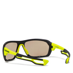 

Сонцезахисні окуляри Cébé Upshift CBS002 Matt Black Lime/Sensor Amber Cat.2 Silver Af, Чорний