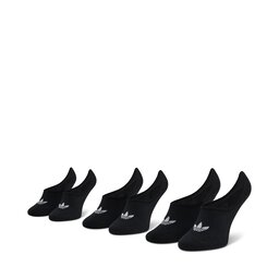 adidas Zestaw 3 par stopek unisex adidas No-Show Socks 3P FM0677 Czarny
