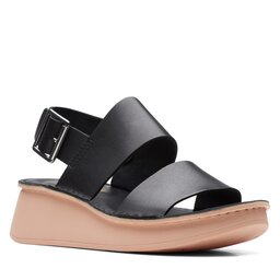 Clarks Sandalen Clarks Velhill Strap Black Leather