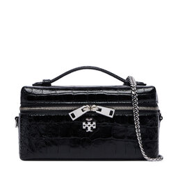 Tory Burch Сумка Tory Burch Charlie Embossed 185868 Чорний