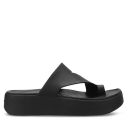Crocs Σαγιονάρες Crocs Getaway Platform Toe Loop 210834 Μαύρο