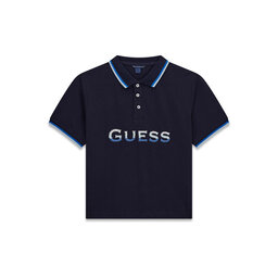 Guess Guess Поло L6GP00 KADZ4 Cиній Relaxed Fit