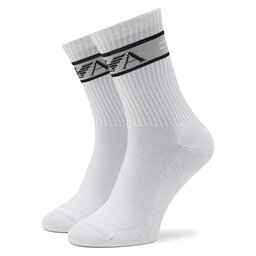 

Набір 2 пар високих чоловічих шкарпеток Emporio Armani 303122 2F396 00911 Bianco/Nero, Кольоровий