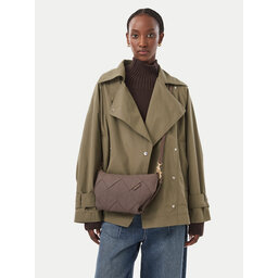 Calvin Klein Handtasche Calvin Klein Woven Sueded Shoulder Bag LV04F3694G Braun