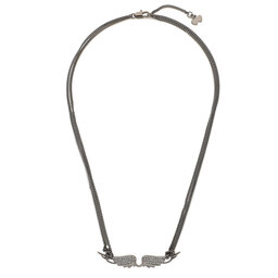 Zadig&Voltaire Naszyjnik Zadig&Voltaire Rock Choker Necklace OWJW00561 Shiny Gun