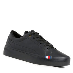 Tommy Hilfiger Sneakers Tommy Hilfiger Modern Vulc Lth Low Wl FM0FM04819 Triple Black 0GQ