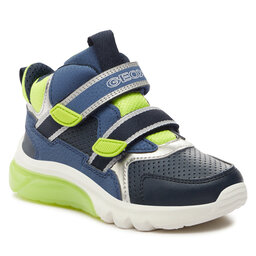 Geox Sneakers Geox J Ciberdron Boy J36LBA 0BUCE C0749 S Navy/Lime