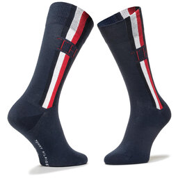 

Набір з 2 пар високих шкарпеток unisex Tommy Hilfiger 100001492 Navy 002, Cиній