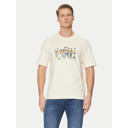 Jack&Jones Jack&Jones Футболка Machester 12273549 Écru Relaxed Fit