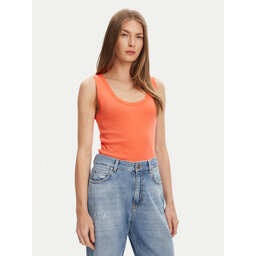 United Colors Of Benetton United Colors Of Benetton Felső 3GA2DH010 Narancssárga Slim Fit
