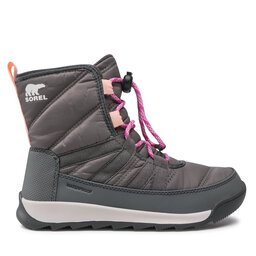 Sorel Sněhule Sorel Youth Whitney II Short Lace WP NY3903 Šedá