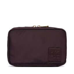 Calvin Klein Kosmetiktasche Calvin Klein Nylon Mix Cosmetic Pouch LV04F1310G Dunkelrot