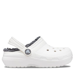 Crocs Nazouváky Crocs Classic Lined Clog Kids 207010 Bílá